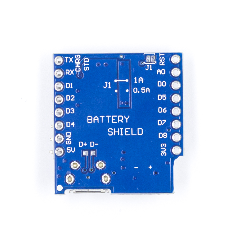 Плата зарядного устройства для литиевых батарей WeMos D1 с мини USB.